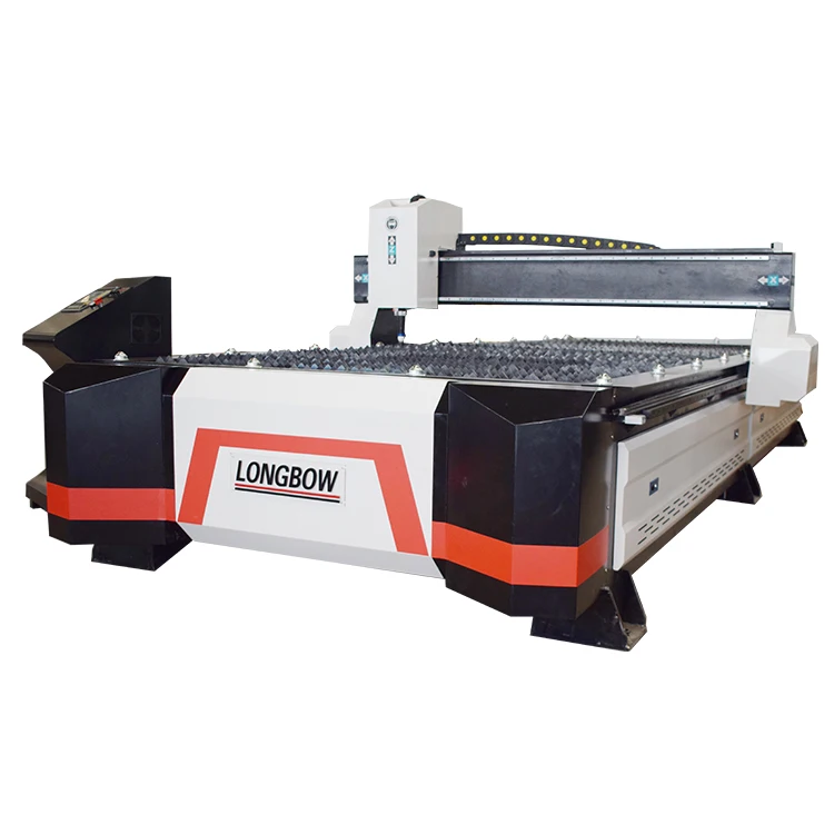 low price 1325 table type sheet metal cnc plasma cutter cutting machine with huayuan power supply