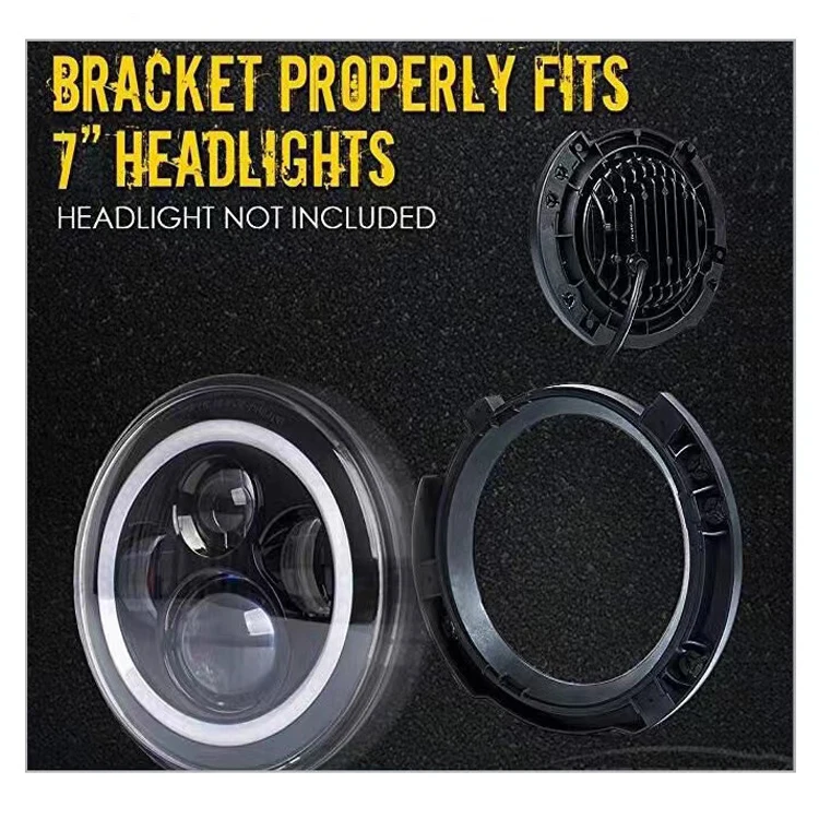 7 inch Newest Round headlight bracket   for Jeep Wrangler JK JL  Modified Car Accessories 2018