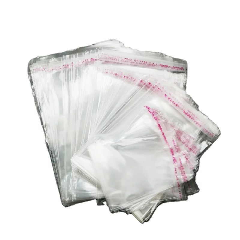 Packaging Cellophane Self-sealing Transparent Small Poly Opp Plastic Bag Jewelry Gift Self-adhesive Cookie Candy
