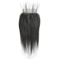 cheap 10A Grade Brazilian 100% human hair black color 4x4x1 closure 4x4 lace closure t part lace closure