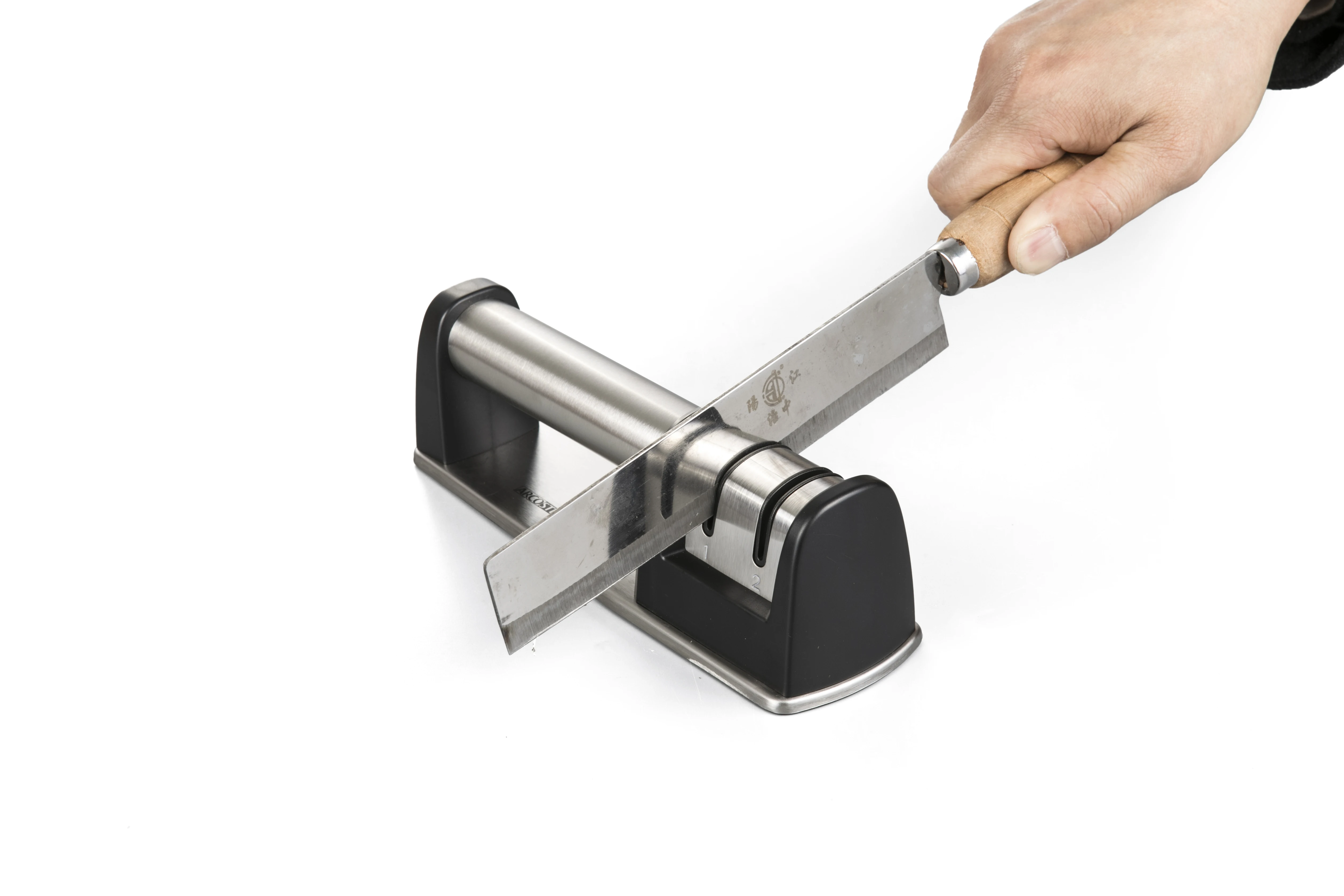 Kitchen Accessories portable New model 2 Stages  Knife Sharpener Stone for Knives