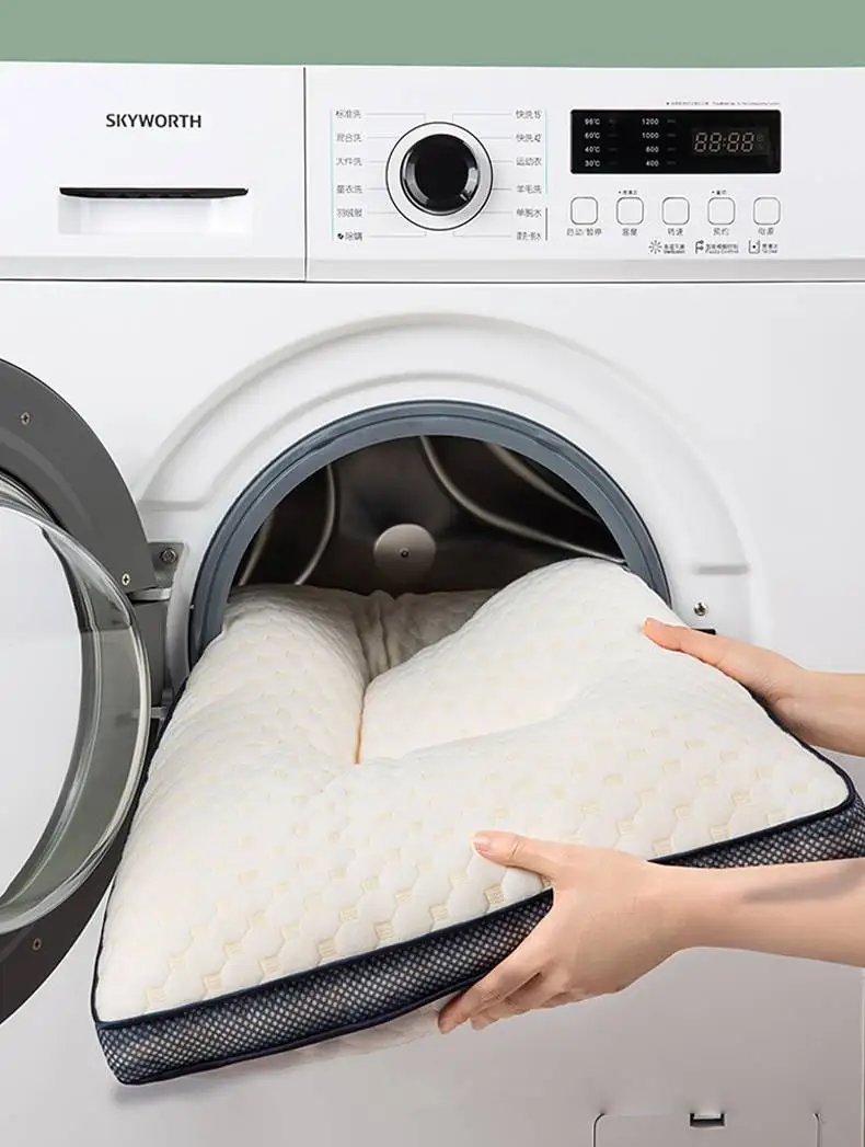 Home Hypoallergenic And Breathable Comfortable 100% Cotton Deep Sleep Pillow for Home Bed