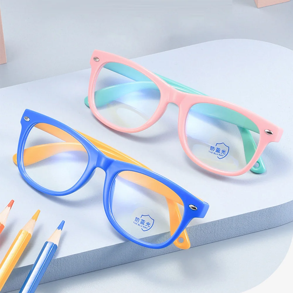 Flex tr90 silicone optical eye glasses frame kids eyeglasses frames