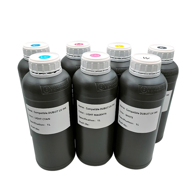 CCK High Quality White Varnish CMYK G5 G4 LED UV Ink for Ricoh Gen5 Gen4 Print Head UV Printer