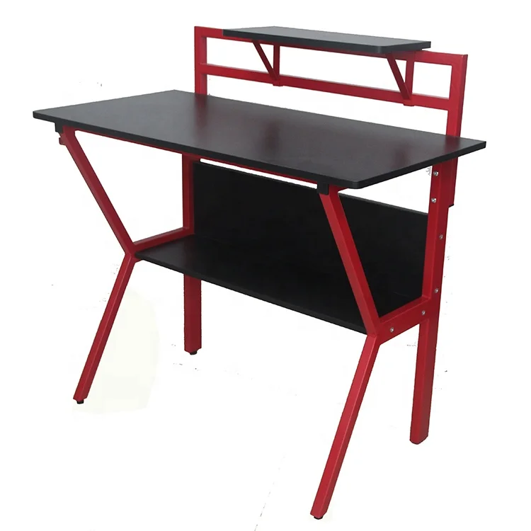
2019 new best selling home gaming desk and game desk with red color 