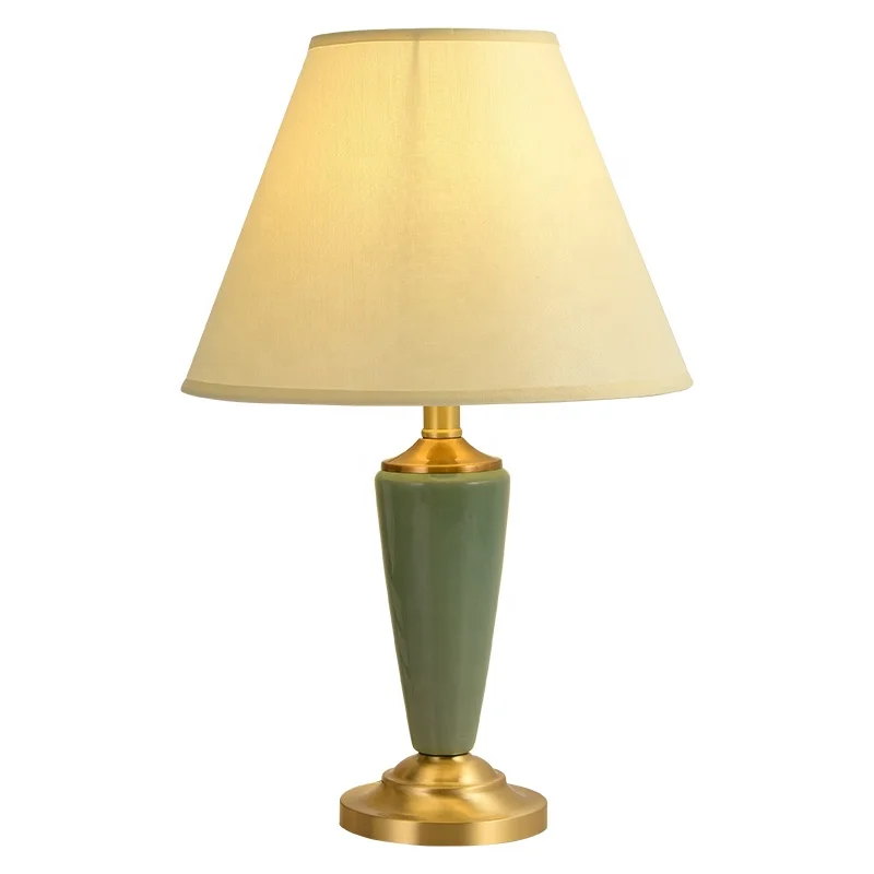 
high quality Ceramic Glaze Desk Lamps home decorative luxury Ice Crack Ceramic Table Lamp 