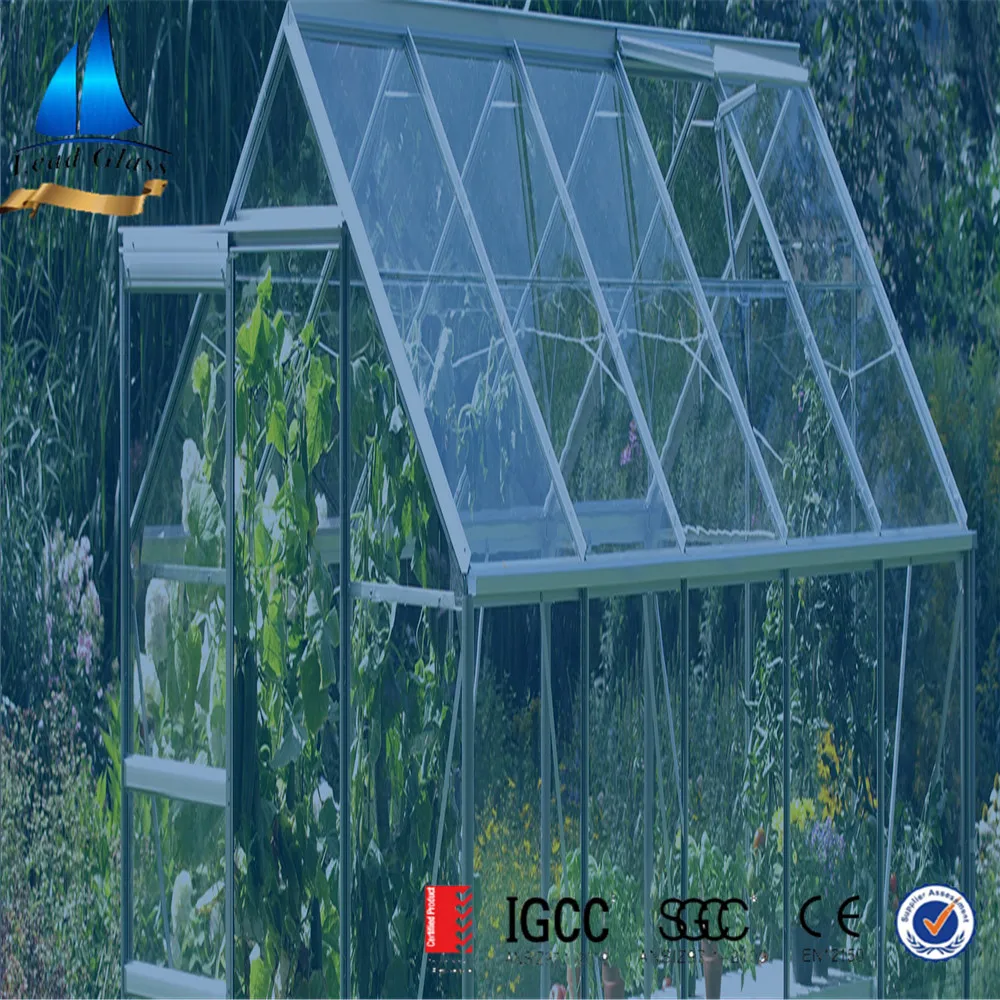 4mm 5mm 6mm 8mm 10mm 12mm Toughened Glass Prices For Greenhouse
