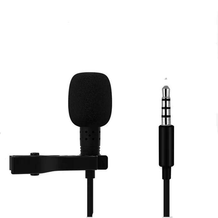 lepel collar mic 3.5mm clip-on mini lapel lavalier tie clip microphone micro phone caller mic at jeddah saudi arabia for mobile