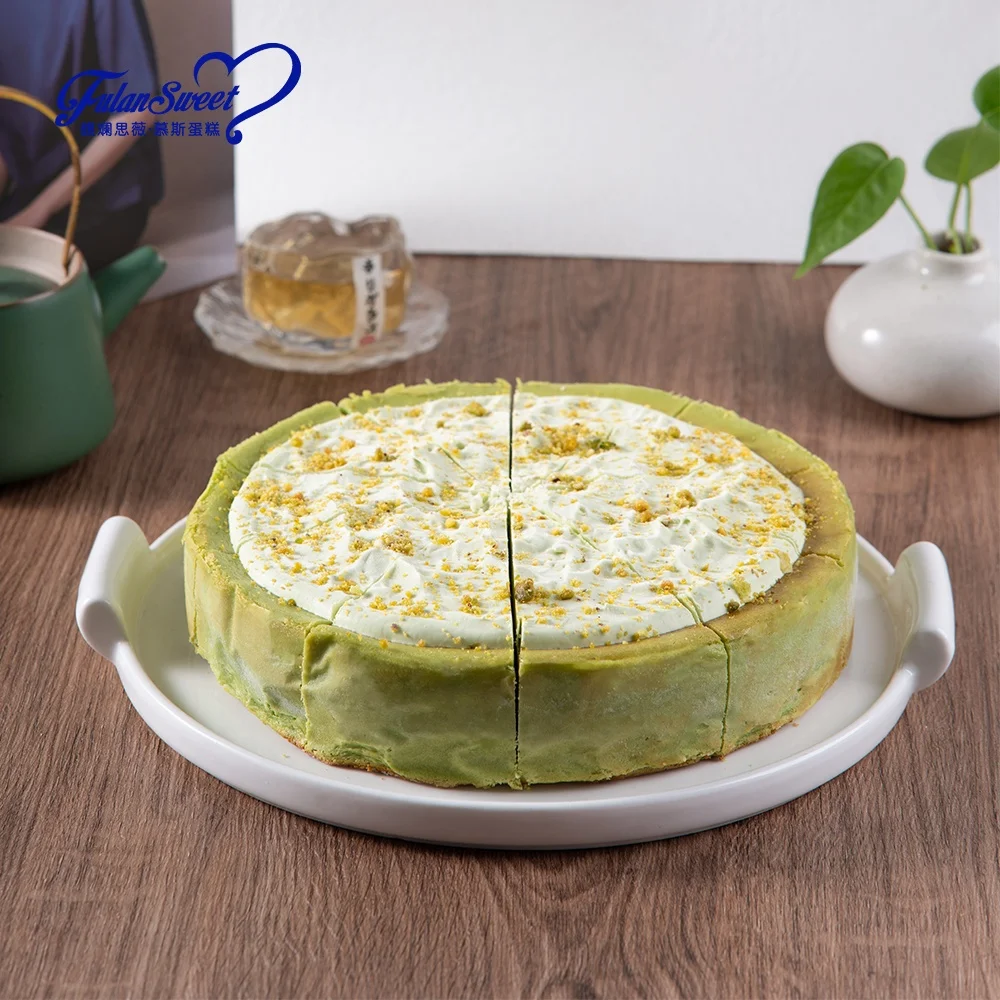 Замороженные закуски Замороженный Йогурт мороженое торт закуска замороженный чизкейк роскошный фисташковый микс чудесная Фисташковая соль и уксус