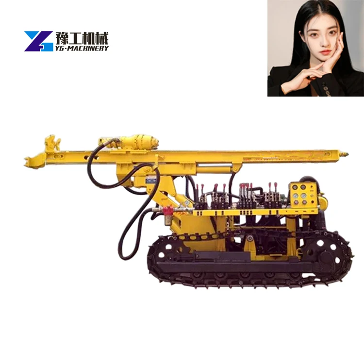 small water well rotary table borehole crawler mounted drilling rig machine water well drilling rig Directional Drilling Rig