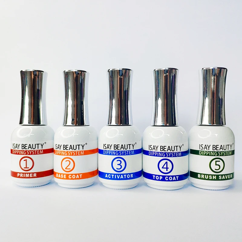 2022 New Formula Odorless Base Coat and Top Coat No Smell Dipping Liquids