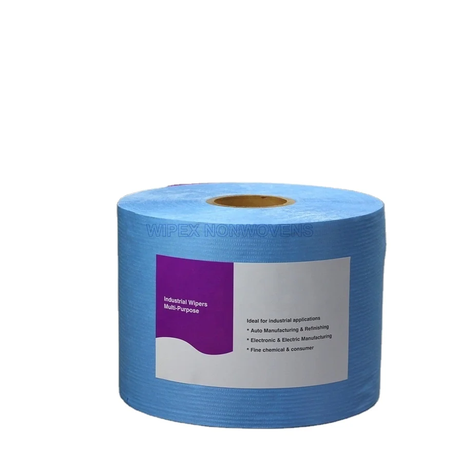WIPEX-  nonwoven wiper raw material jumbo roll wipers
