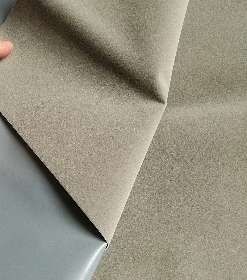 Factory directly sale pvc foam 1.4mm with flocked surface fabric for glasses cases/notebooks/air pillows and mattress
