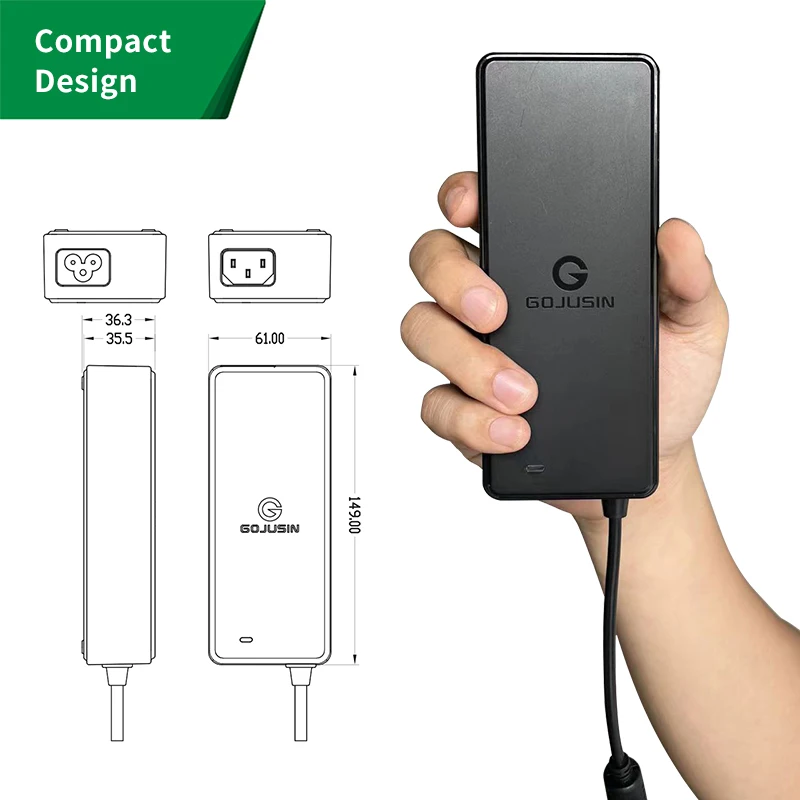 CE SAA RCM KC certified high quality 60v 1a lead acid battery charger for agm gel lead acid battery