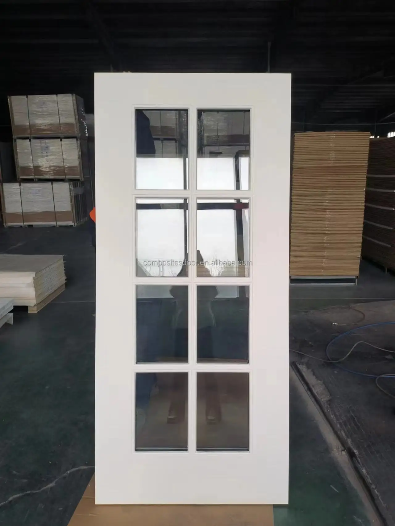 2024 new style Shanghai Dofiberone USA and UK standard composites fiberglass prehung Door