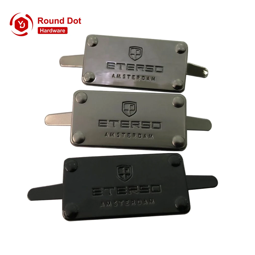 Индивидуальная табличка с логотипом из цинкового сплава - Нержавеющие металлические таблички для идентификации автомобилей и оборудования использования на открытом воздухе.