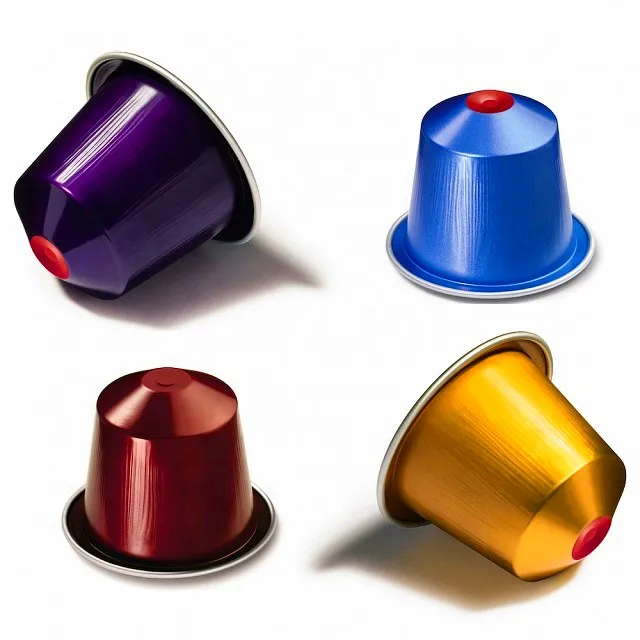  Алюминиевые пустые кофейные капсулы под заказ Nespresso для кофе металлическая упаковка