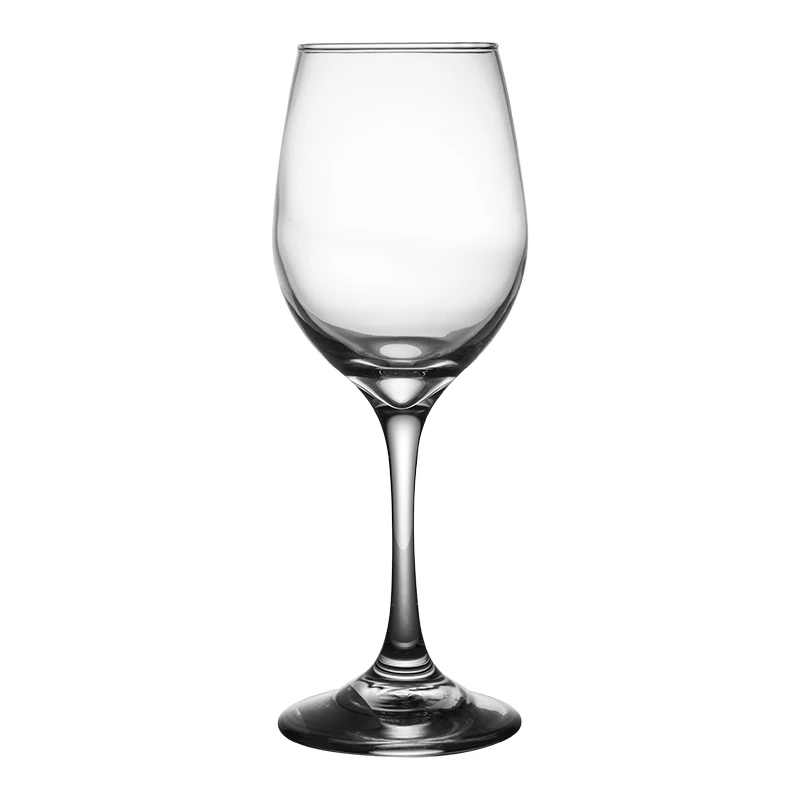 Fancy Crystal Clear Wedding Glassware, Classic Durable Clear 9-Ounce Goblet Glassware Set Of 4