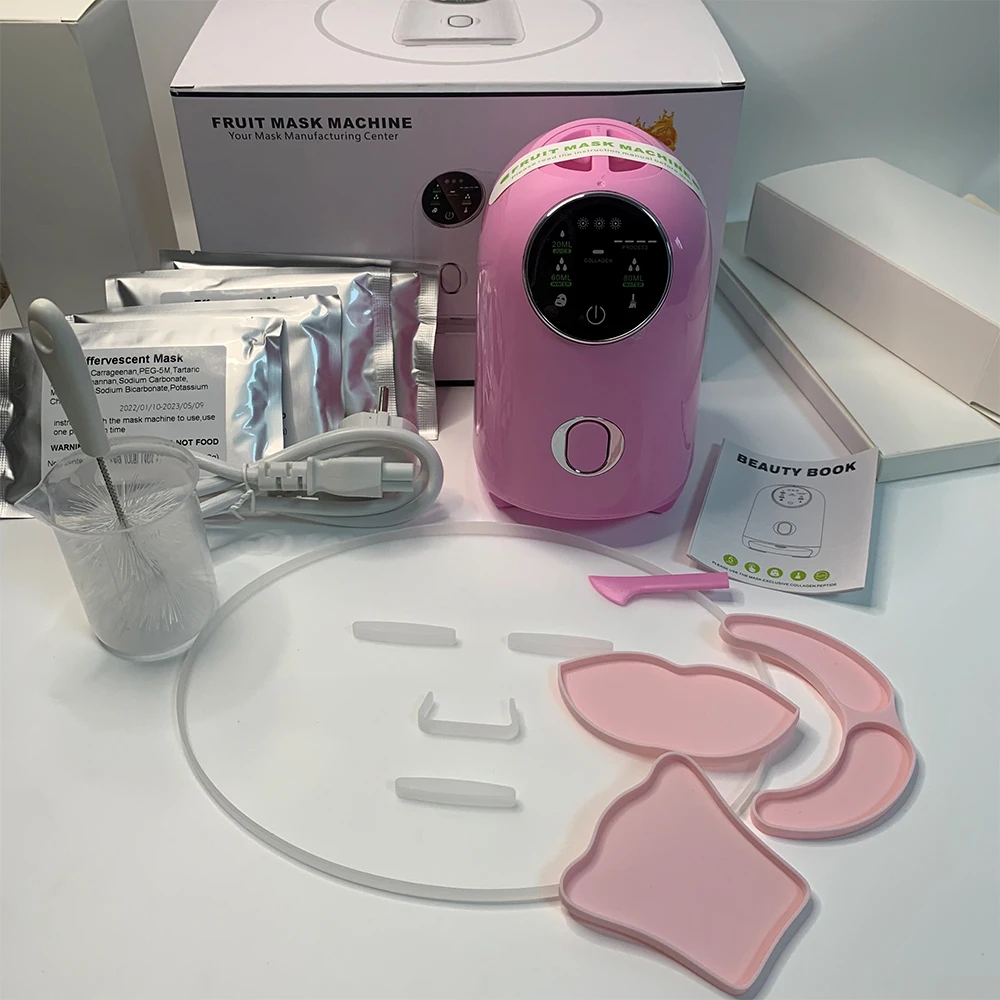 2023 New Color Design Home Use DIY Fruit Vegetable Facial  Mask Machine Make Natural Mask Device Free Private Label