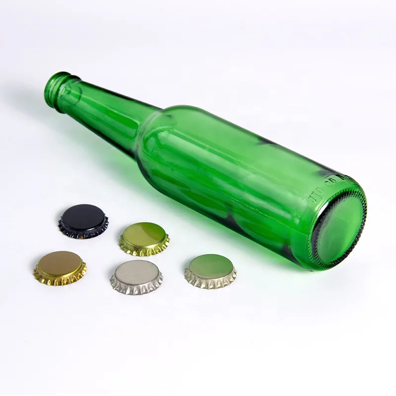 Wholesale 250ml 500ml 330ml beer bottle brown glass bottle 640ml green beer bottle