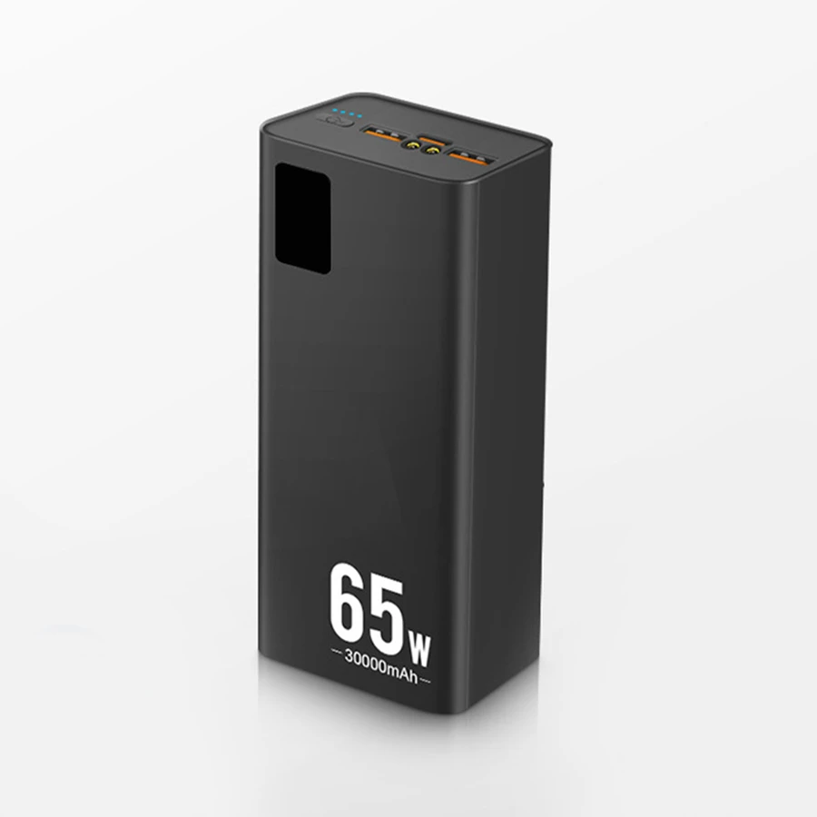 Oem Logo Business Gift Newest Notebook Charger PD65W 300mah Powerbank High Power Tablet Phone Computer Mobile Power Bank CE