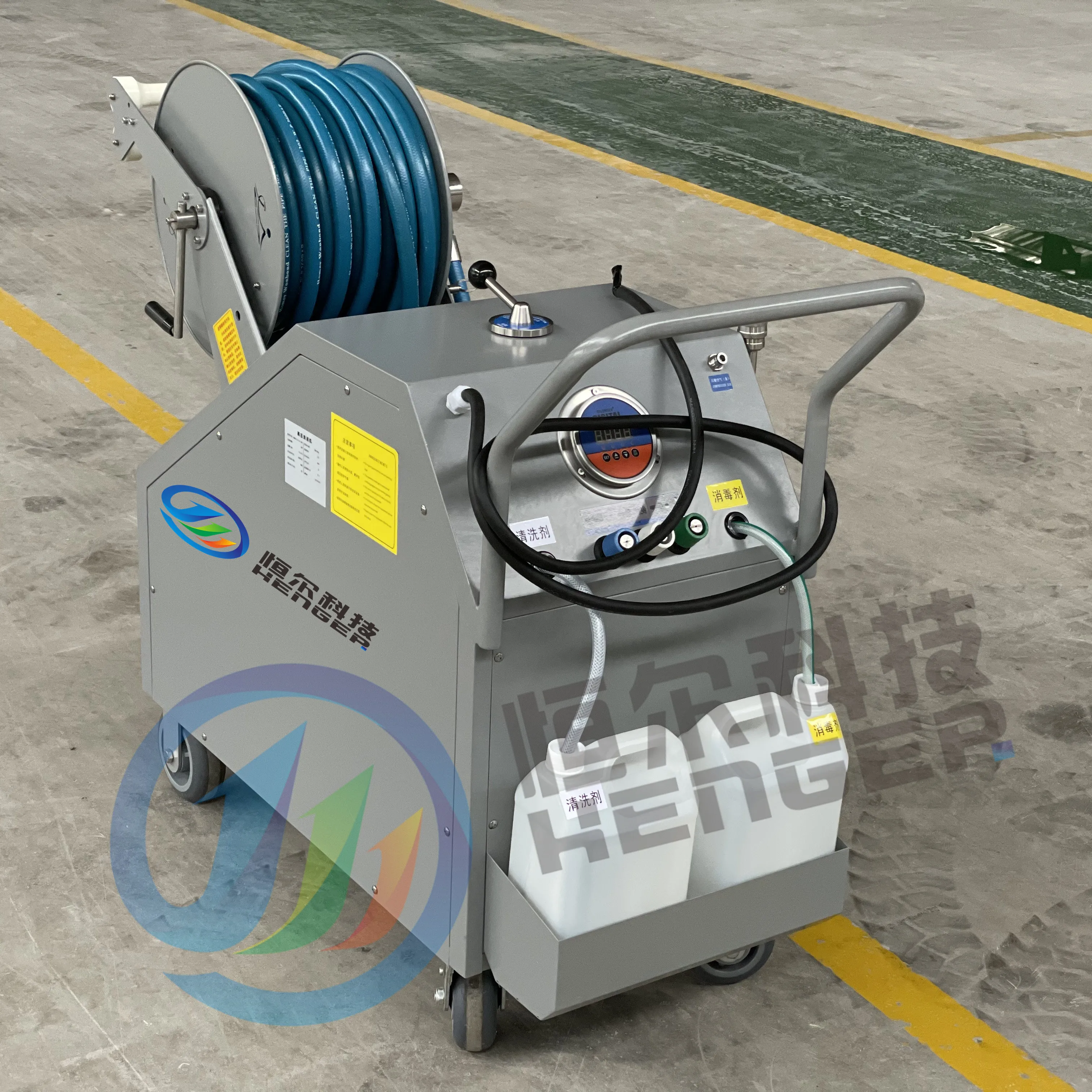 High Efficiency Water Cleaning Stainless Steel Injectors Clean Machine with One Year Warranty