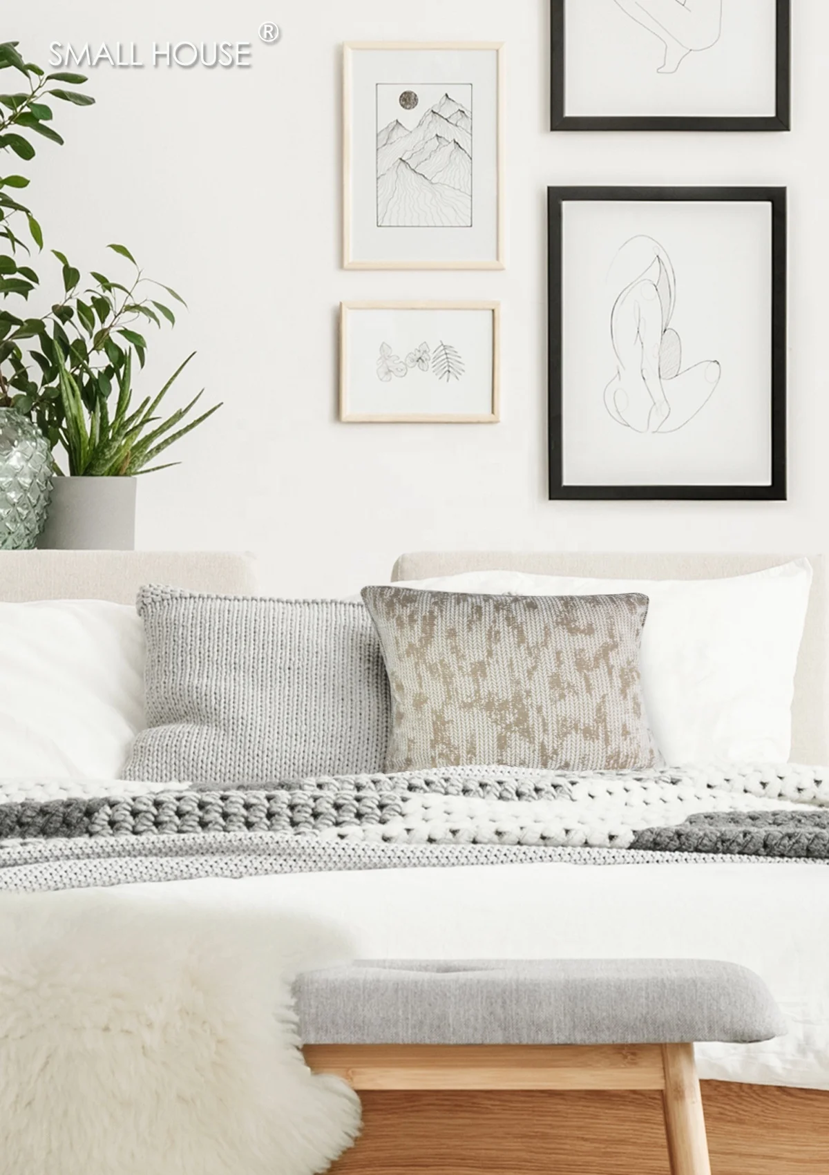 
Wholesale fashion custom luxury decorative design throw pillow cover square boho cushions 