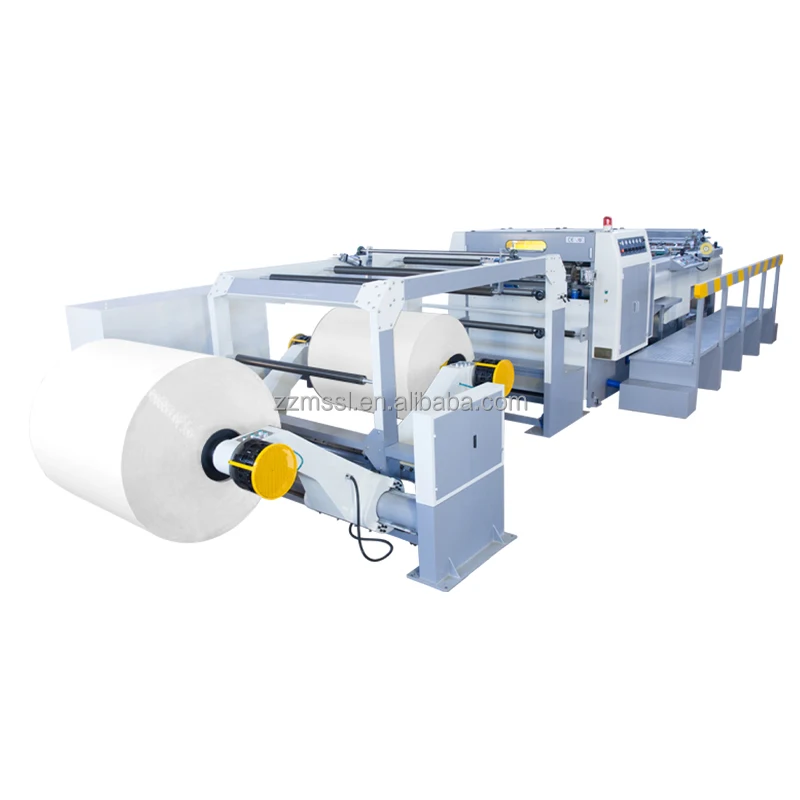 High Speed Servo Control Automatic Paper Sheet Cutter Machine For 60-550gsm Paper