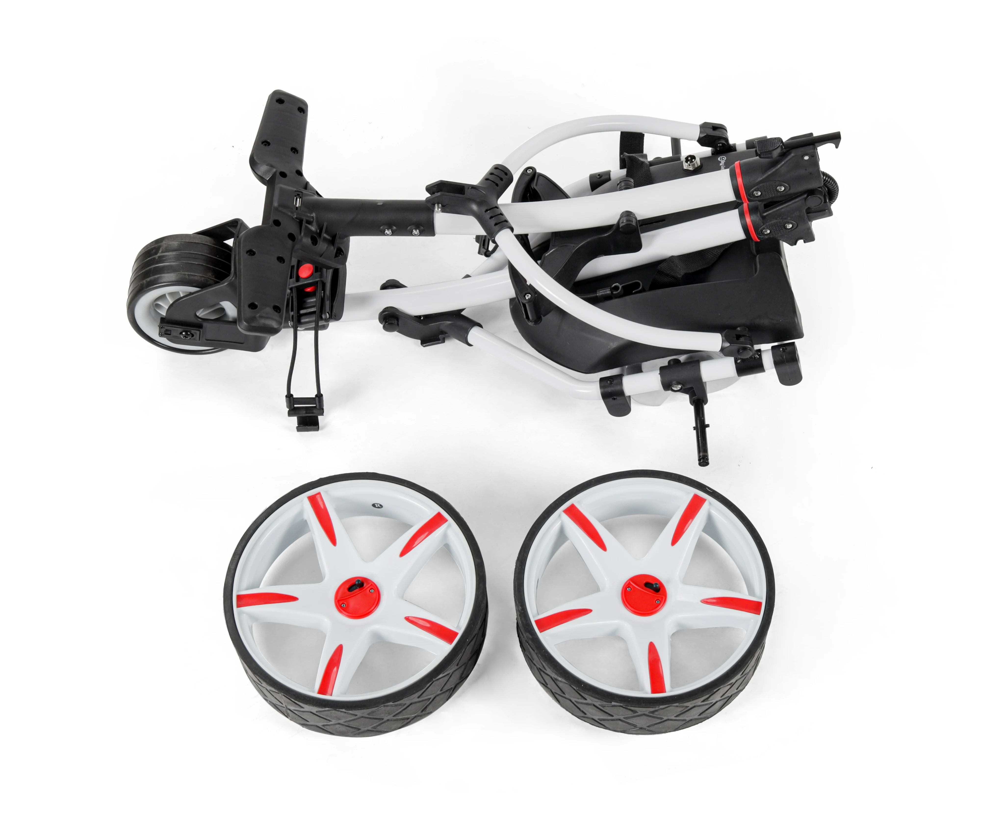 Topsun Motor Caddy Golf Buggy Remote Control Electric Golf Trolley With Seat