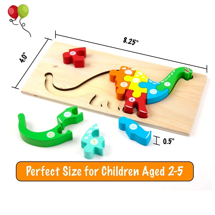 Montessori Mama Wooden Toddler Puzzles for Kids Ages 2-4 Montessori Toys for Toddlers 2 Years Old Wooden Puzzles Toddlers KD2117