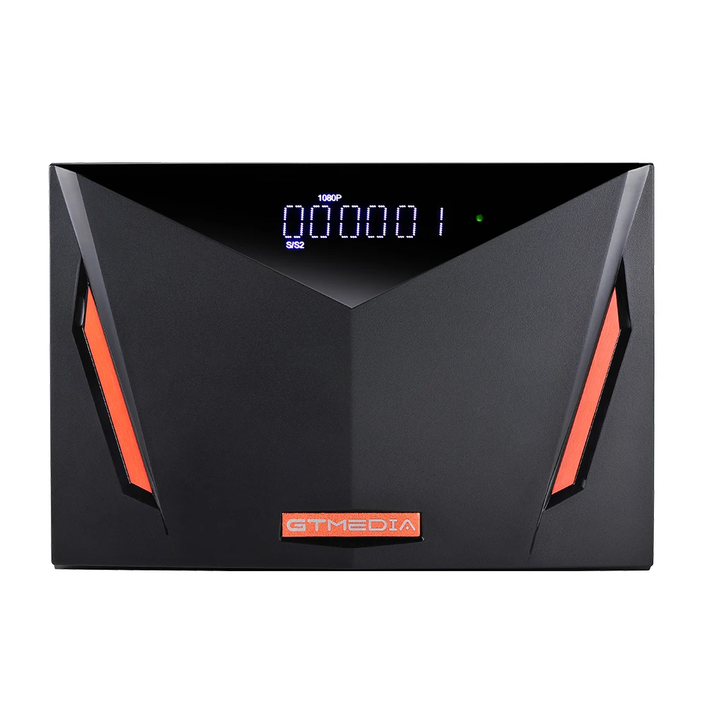 GTMEDIA V8 UHD ECOS системы FTA IPTV 4K H.265 T2-MI DVB-S2-цифра спутниковый телевизионный ресивер Поддержка автоматического Biss с CA и отделением для карт