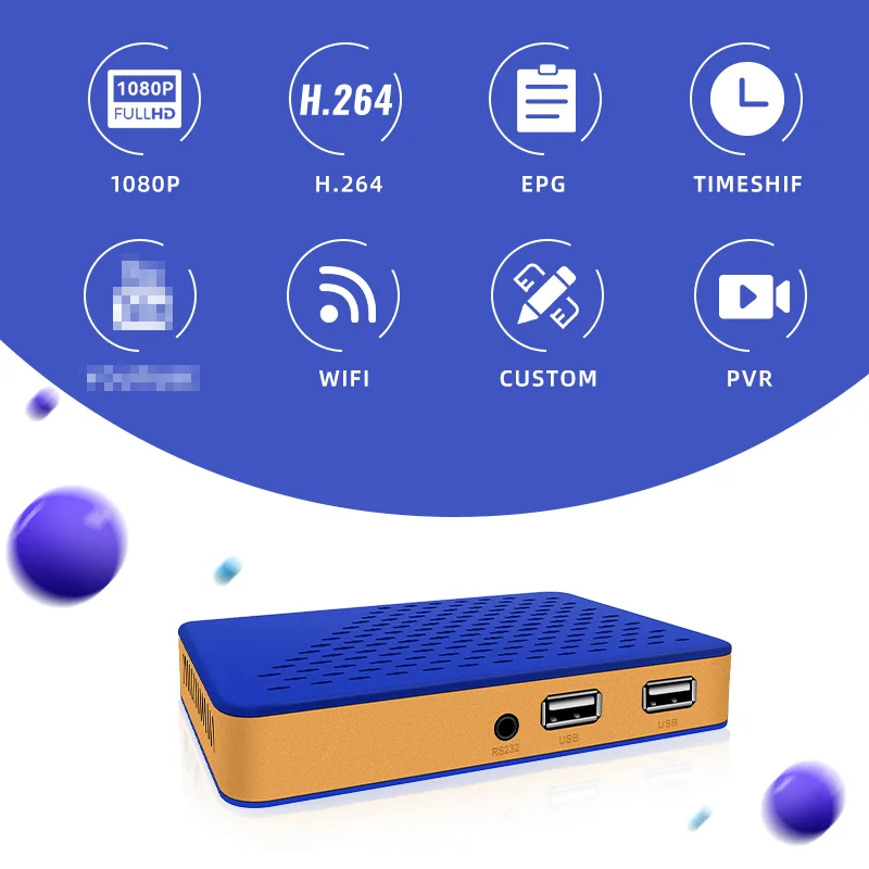 Mini DVB S2 Satellite Receiver 1080P HD Digital DVB S2 GX6605S Set Top Box Receiver