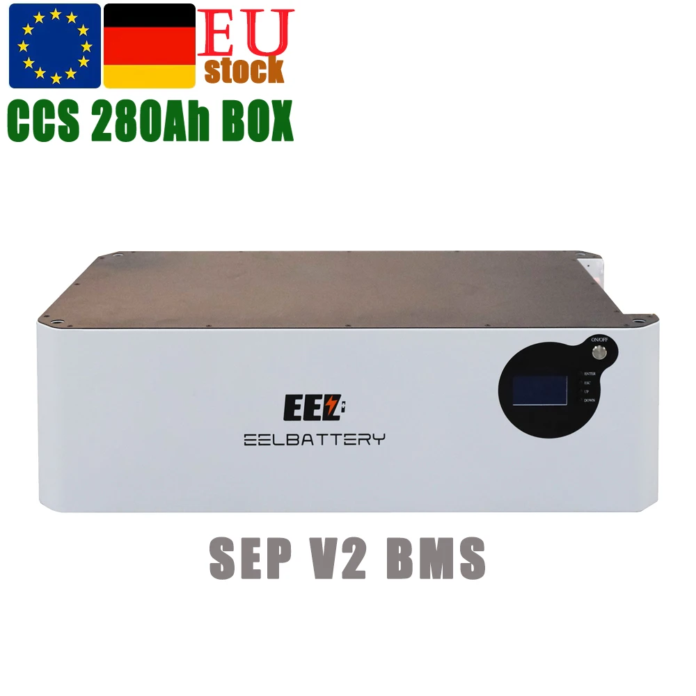 ЕС запас EEL 15 кВт 16 280Ah LiFePO4 CCS самодельная аккумуляторная батарея домашняя система хранения солнечной энергии Аккумулятор Lifepo4 Штабелируемый блок
