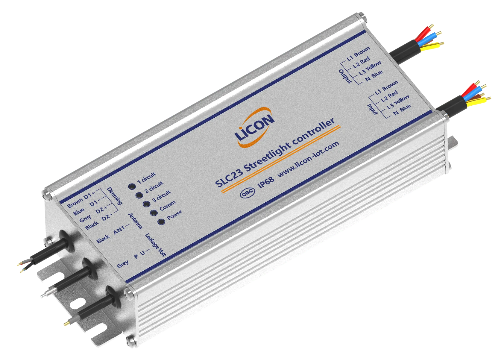LiCON IoT проводной умный уличный регулятор освещения уличного SLC2 серии с Zigbee/Lora/NB-lot/Rs-485