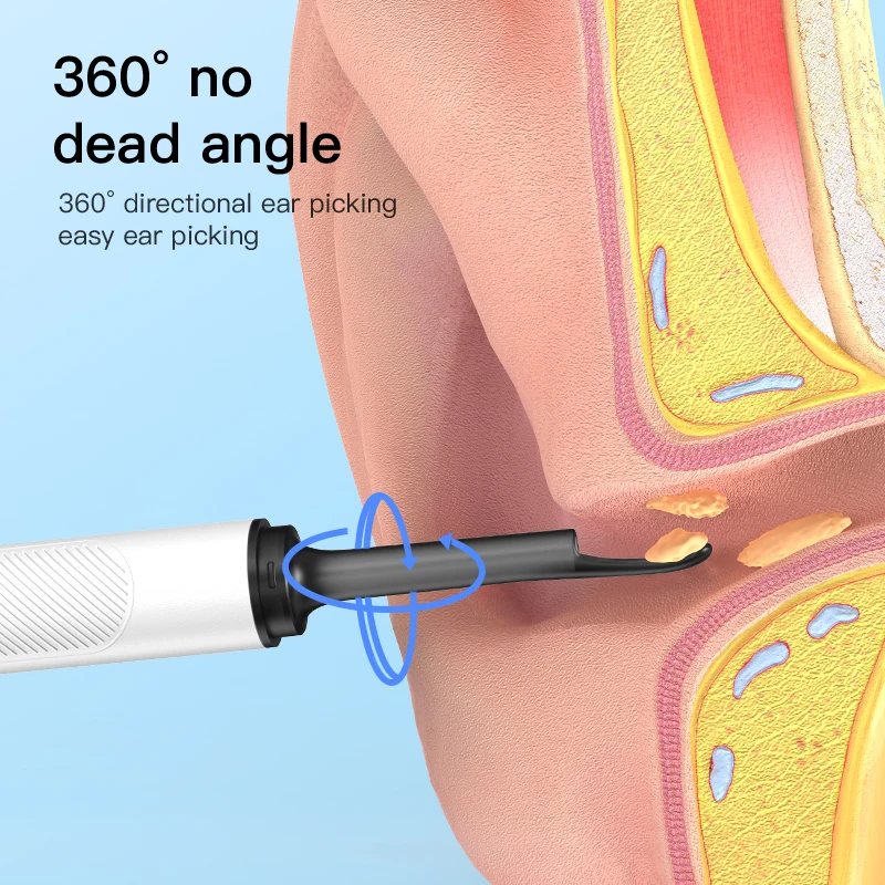 B5 5mp 4.4mm endoscope earpick smart visual ear cleaner USB ear camera