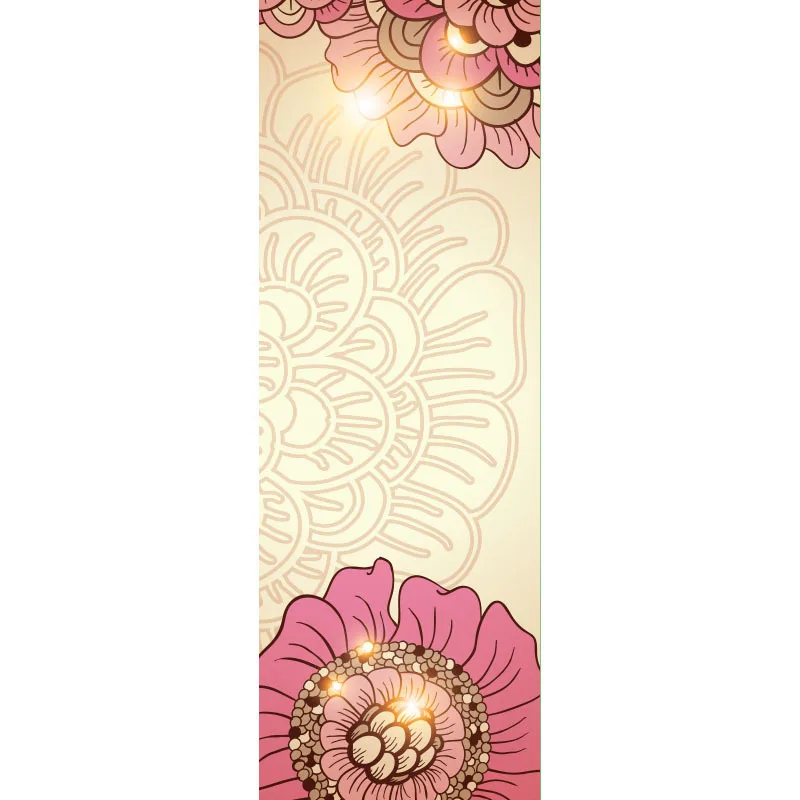 Eco Friendly Non-slip Grippy Soft Microfiber Printing Yoga Mat Towel