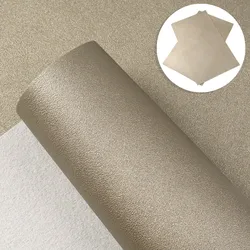 50x140cm Wholesale Soft Vegan Metallic Faux Leather Vinyl Fabric By half Yard 85429