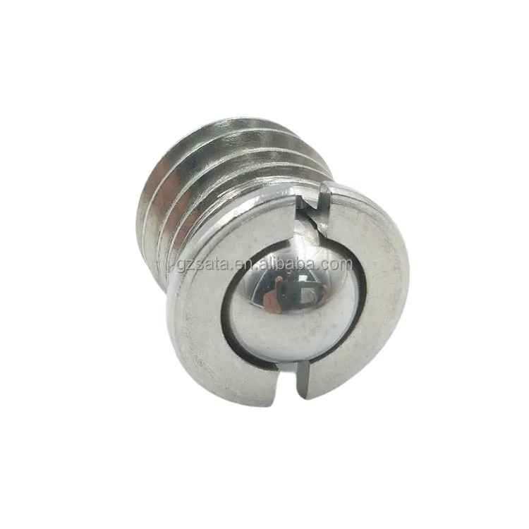 FBPJ 45H Steel Metric Threaded Flange Type Spring Ball Plunger Bolts M5X5 M6X6 M8X7 M10X9 M12X11.5 M16X16