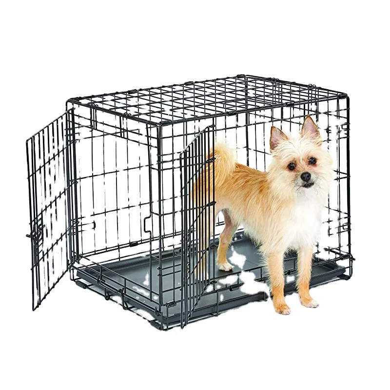 Amazon Hot Selling 2024 ube Durable Portable Mental Pet Fence Cage for Dog House Pet Cages