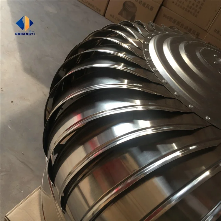 Good quality Stainless steel/ FRP roof turbo fans for Home/Warehouse/Factory/Workshop
