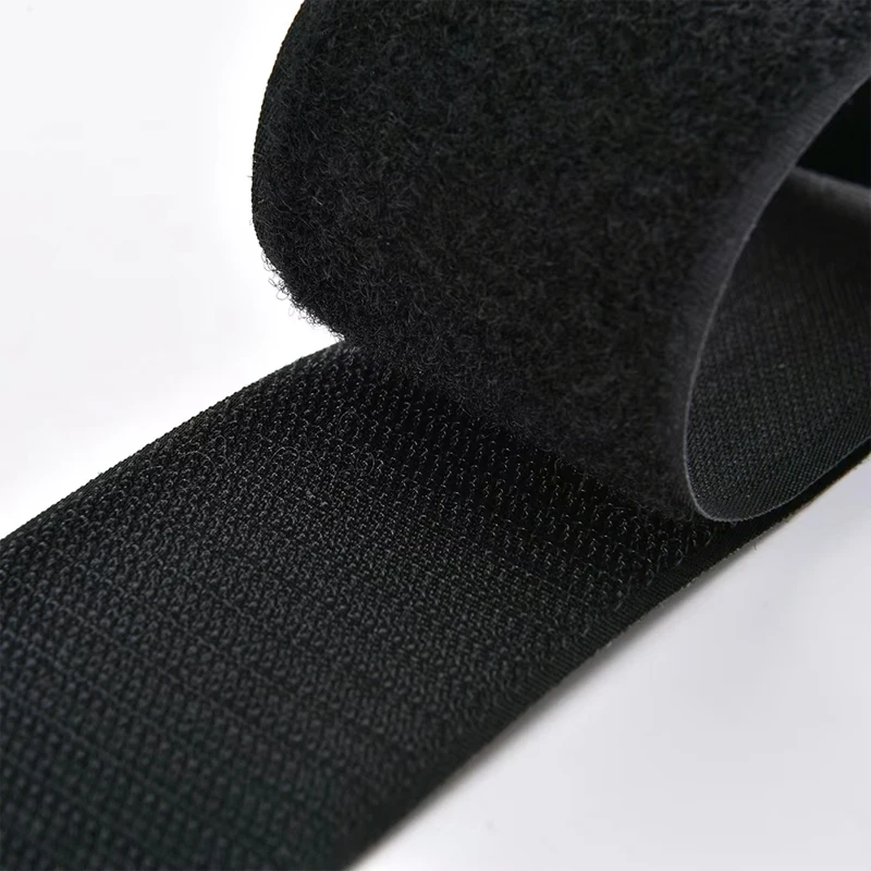 Custom Sizes Stretch Hook Loop Fastener Tape/Fabric Magic Tape Hook And Loop Velcro Elastic Band