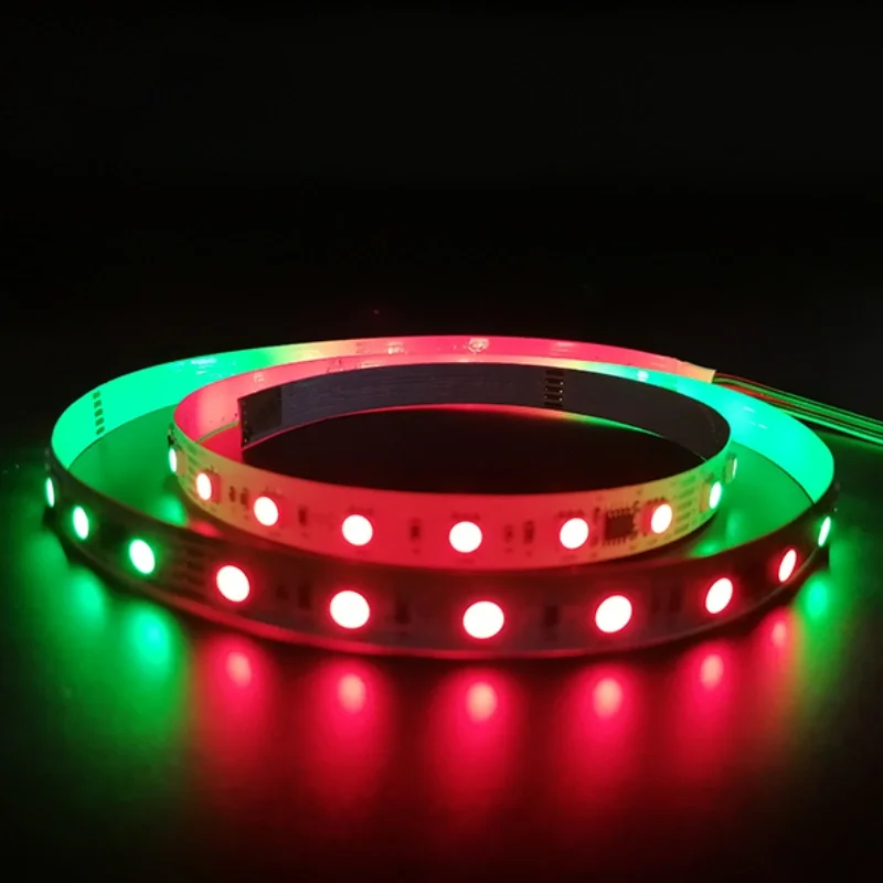 Addressable RGB external DMX512 digital SMD5050 RGB 24V 60leds digital smart LED Strip