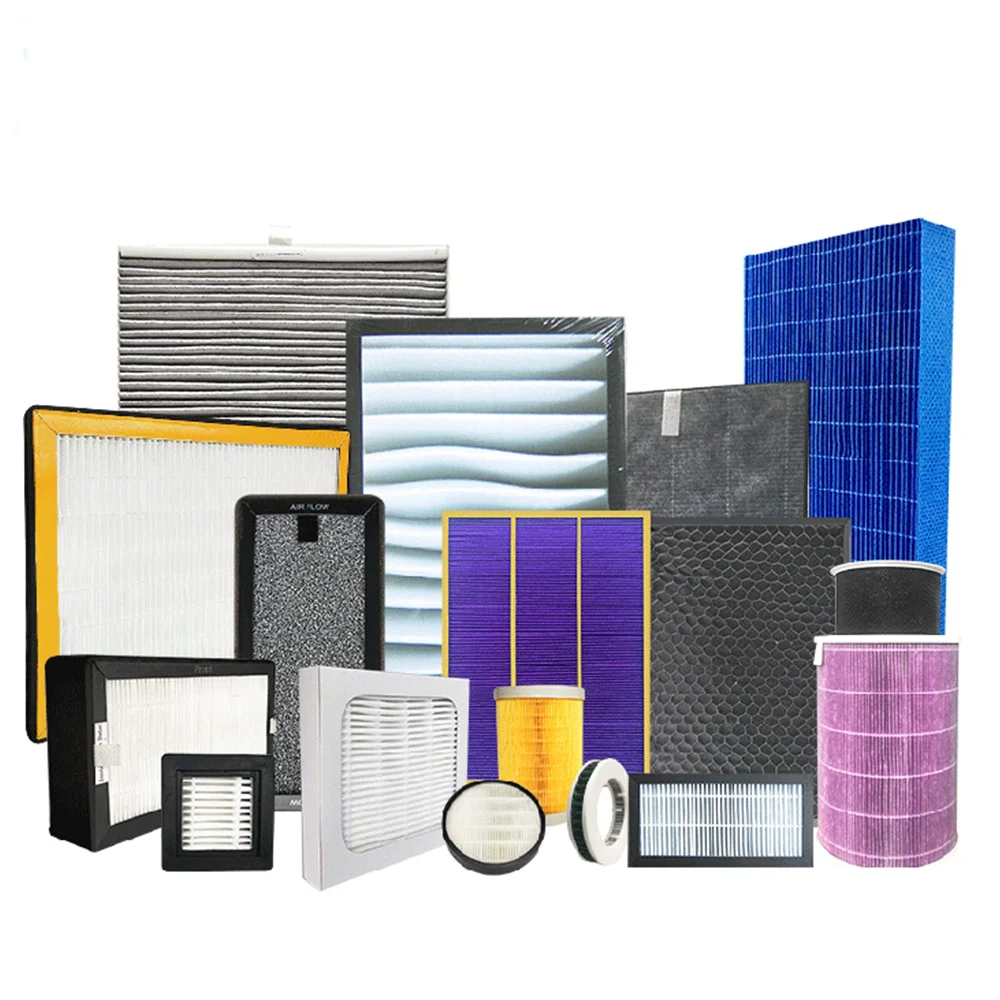 Supital guangzhou home round factory wholesale replace filtros breather  H12 H13 activated carbon air purifier hepa filter