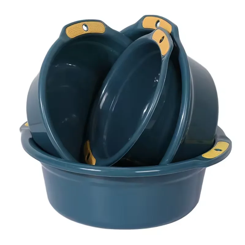 Multiple models of household water basins multi functional thickened plastic basins Circular basin for laundry bathroom kitchen