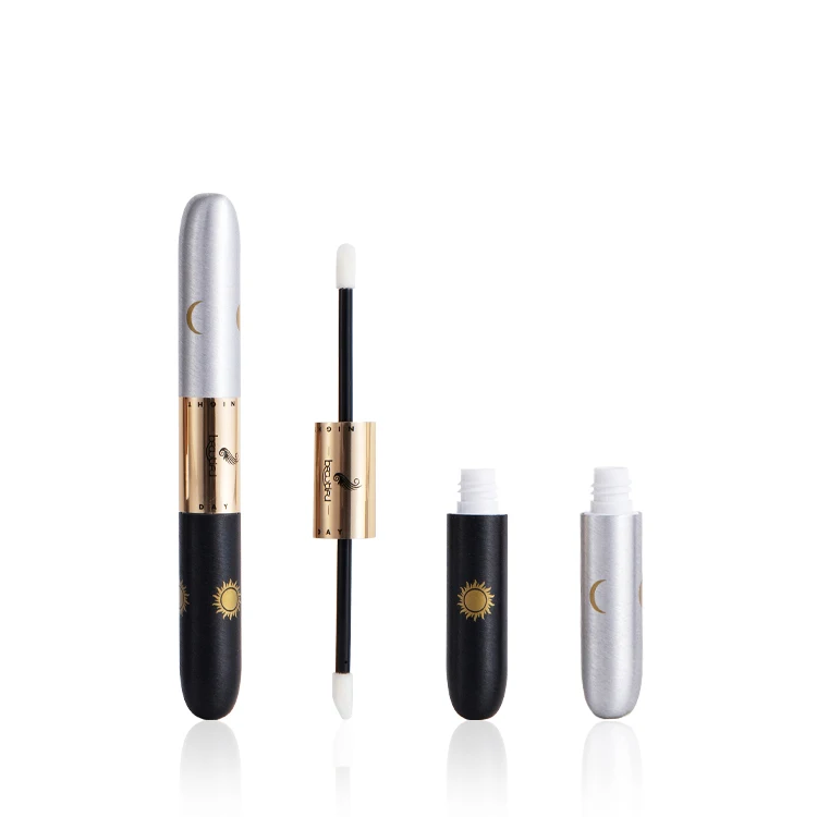 Lipgloss Cosmetic Tube  2 In 1 Dual Side Double Head Lipgloss Packaging double ended lip gross tube