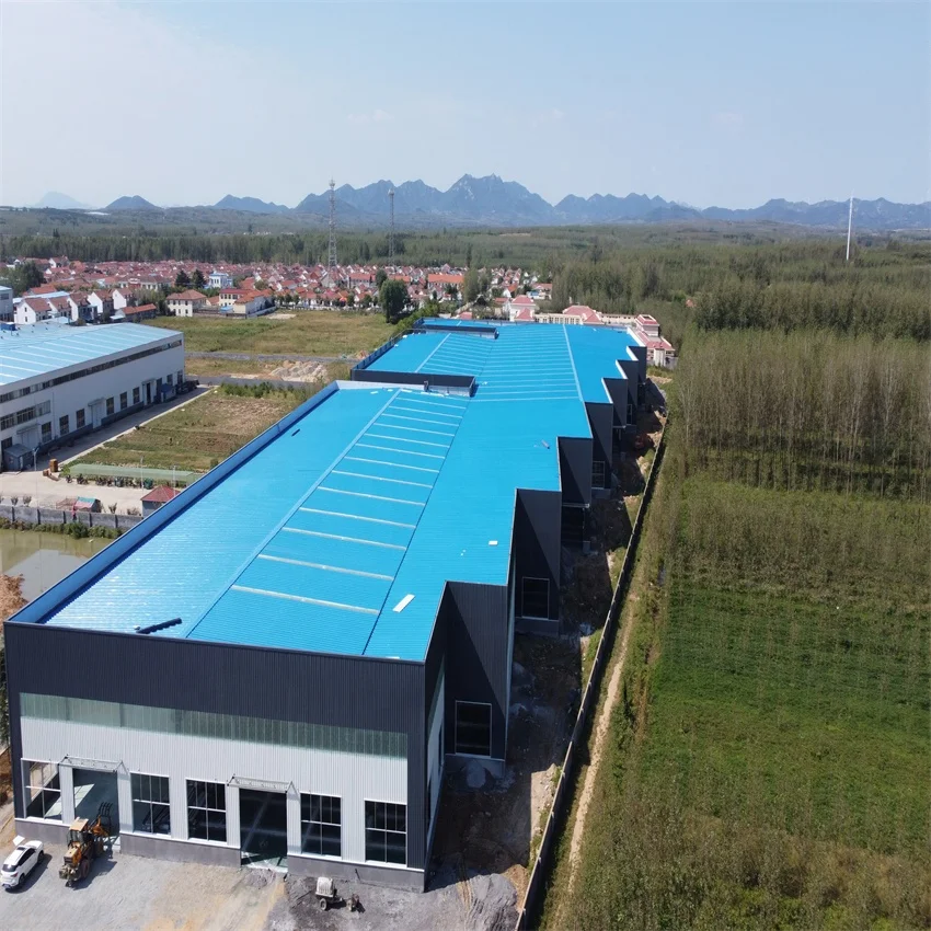 Cheap Fast Easy Assemble Environmental Friendly Prefab Professional Design Customized Steel Structure Pre-Made Factory Workshop