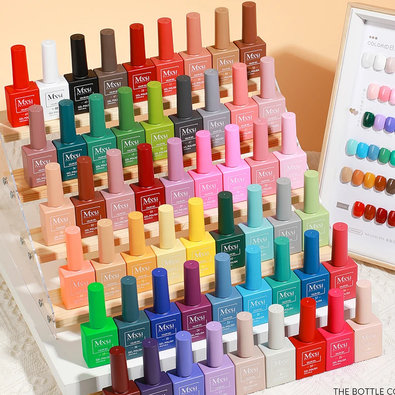 Choice Fast Delivery MXSI 60 Colors Gel Nail Polish Set Manufacturer Custom Very Good High Pigmented Colour Nails Varnish Kit
