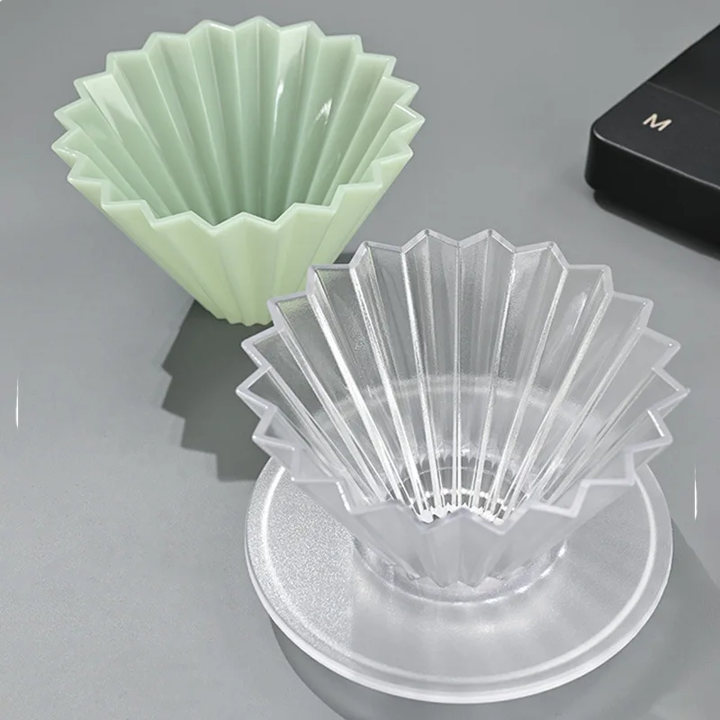 Customize new shape 1-2cup coffee PC Dripper Pour Over Coffee Filter Cup