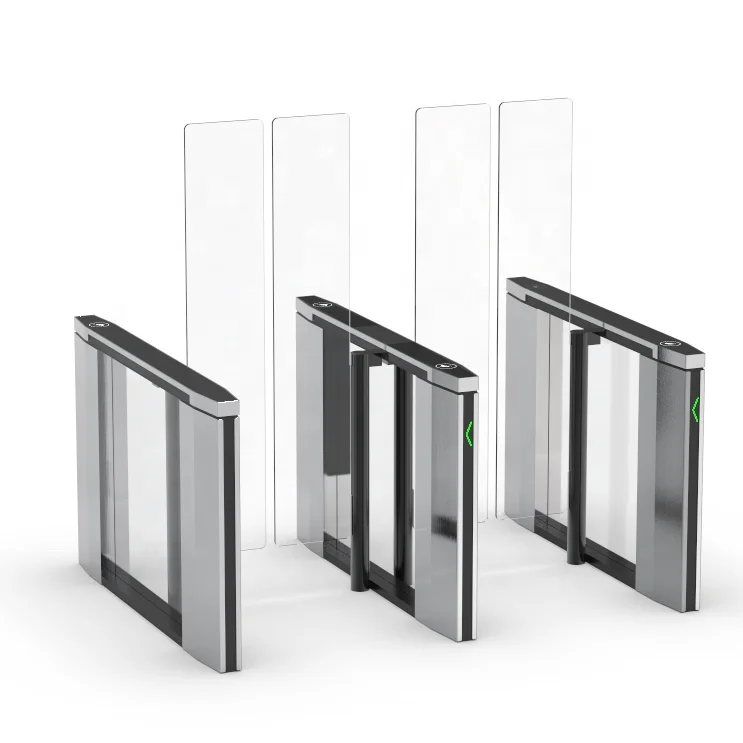 High Security Slim Pedestrian Speed Gate Motor Access Turnstile Price Barrier Gate Manufacturer