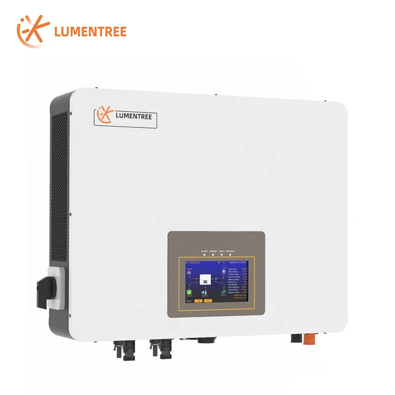 Lumentree 48V 6KW Pure Sine Wave Solar Hybrid Inverter for Home with Touch Screen dual MPPT